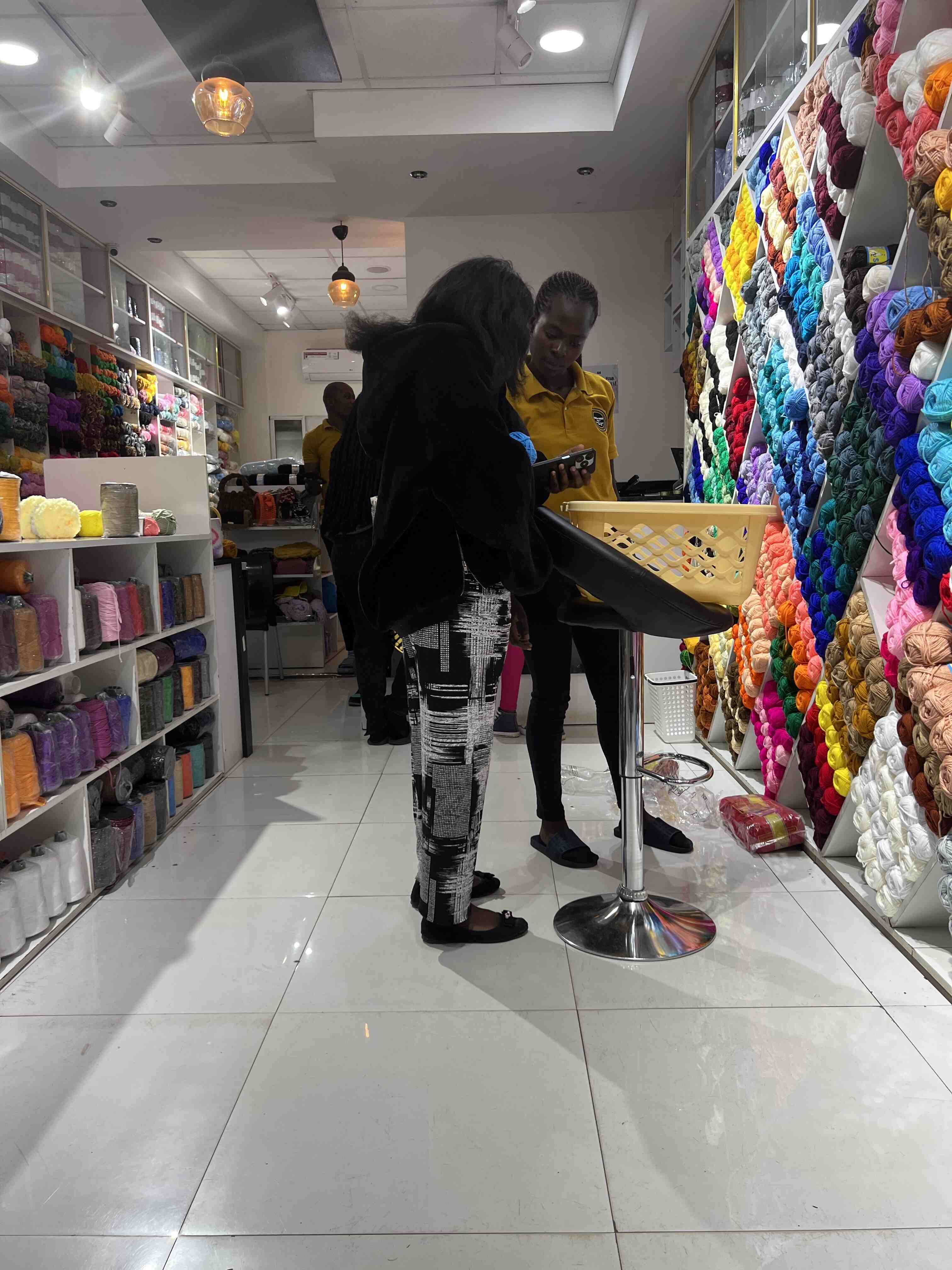 Inclusive art and crochet illustration